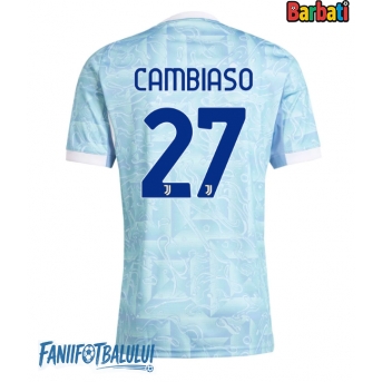 Juventus Andrea Cambiaso #27 Tricou Fotbal Replică 2025-26 Barbati Deplasare
